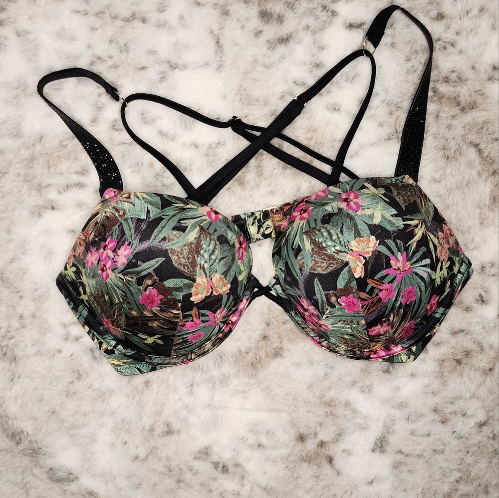 VS - Victoria Secret Bathing Suit top - rhinestone strap-